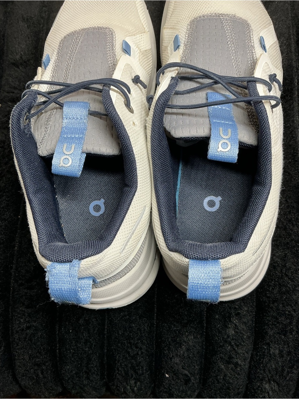 On Cloud Sky Kids 5.5Y / Women’s 7 Running Shoes White Denim Blue - Picture 12 of 16